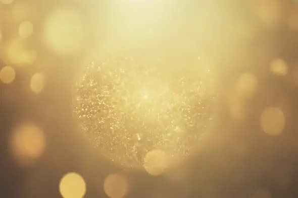Elegant Golden Particle Bookeh Background Animation