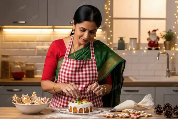 Joyful Preparation of Festive Desserts