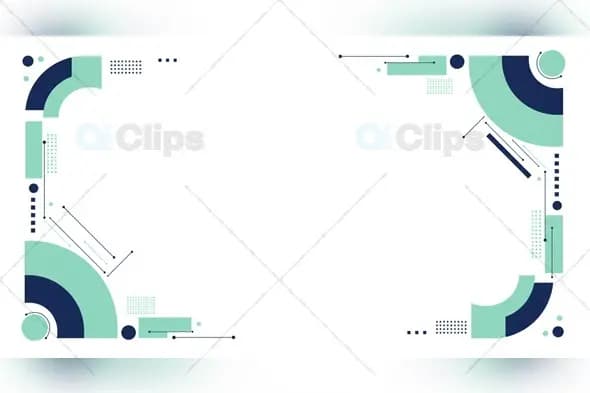Minimal Abstract Geometric Frame Background