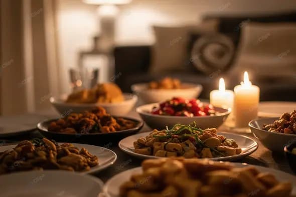 Intimate Candlelit Dinner Feast