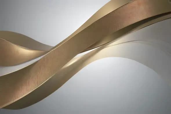 Elegant Golden Waves Abstract Motion Background