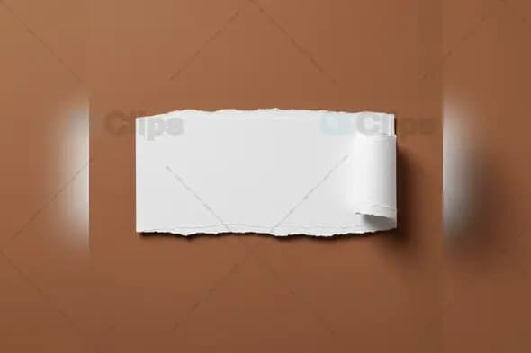 Stylish Instagram Mockup with Torn Paper Design