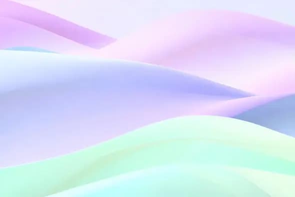 Ethereal Pastel Waves Abstract Motion Background