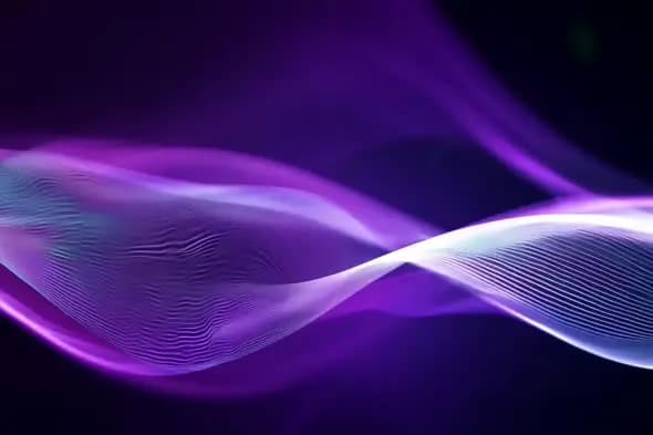 Ethereal Purple Wave Lines Motion Background