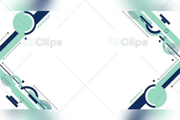 Modern Abstract Geometric Frame Background