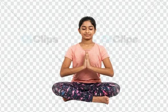 Meditation Pose PNG for Mindfulness and Wellness Projects