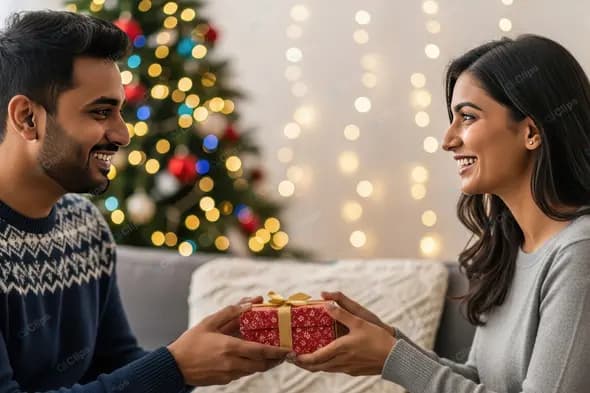 Loving Exchange During Winter Festivities