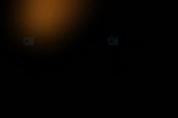 Warm Amber Glow Animation on Black Background