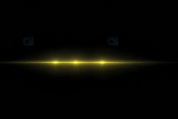 Golden Light Streak Animation