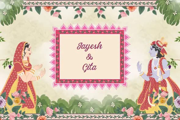 Indian Wedding Invitation Animation