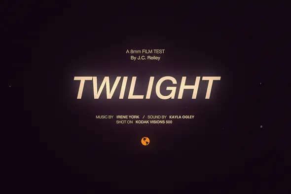 Retro Film Title Sequence Template
