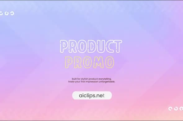 Gradient Product Promo Template