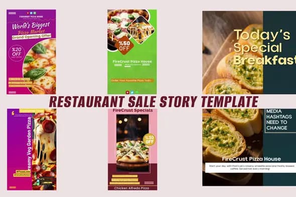 Restaurant Food Promo Story Template