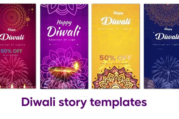 Festive Diwali Story Template