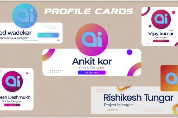 Dynamic Profile Cards Animation