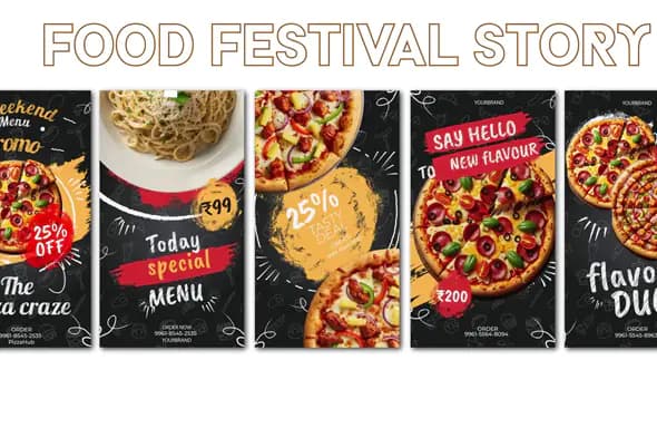 Dynamic Food Festival Story Template
