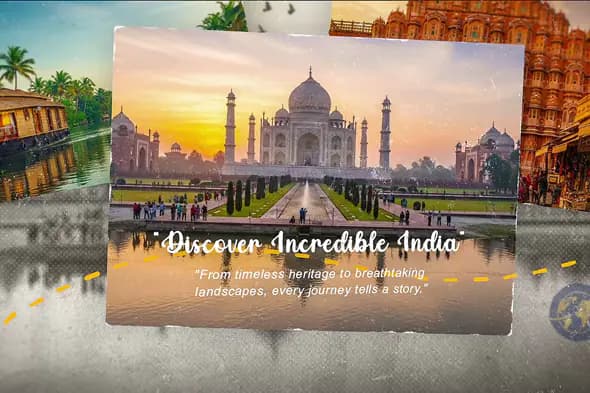 Incredible India Travel Promo Template