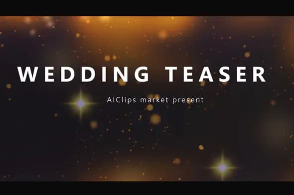 Elegant Wedding Teaser Template