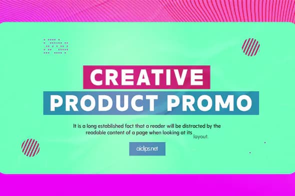 Vibrant Product Promo Template