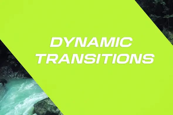Energetic Diagonal Slide Transition Pack