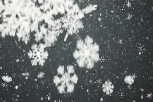 Ethereal Snowflake Cascade