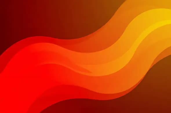 Fiery Gradient Waves Animation