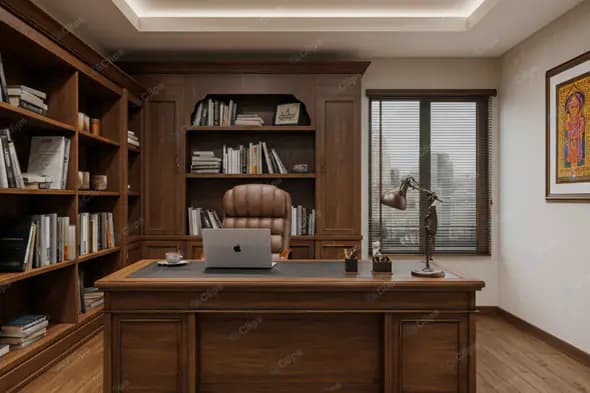 Refined Executive Home Office