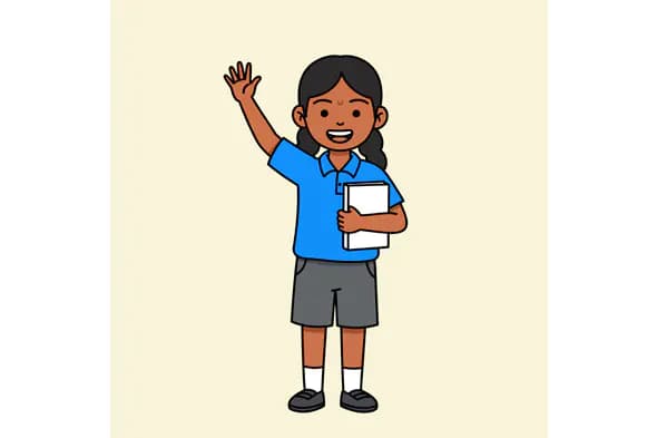 Enthusiastic Student Vector Icon