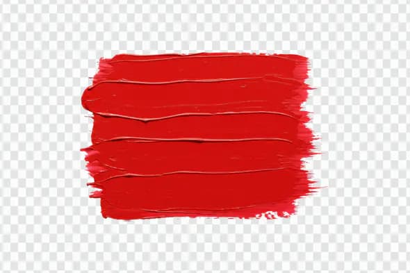 Vibrant Red Paint Strokes Texture PNG Clipart