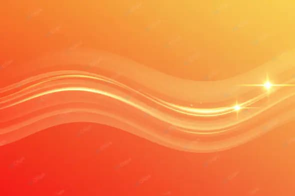 Fiery Orange Energy Flow