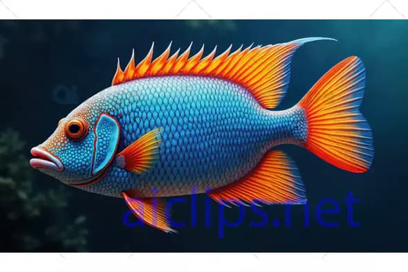 Vibrant Tropical Fish Illustration