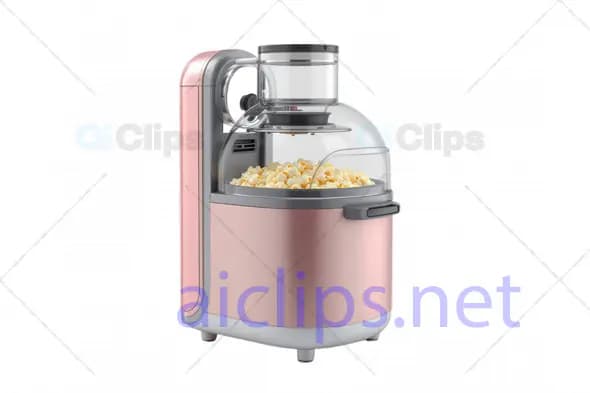 3D Modern Popcorn Maker Model
