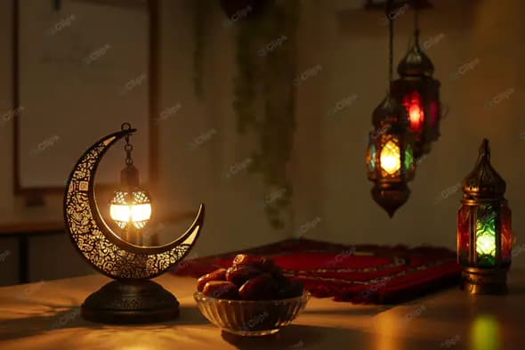 Atmospheric Ramadan Evening Decor