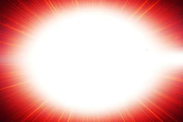 Radiant Red Sunburst Backdrop