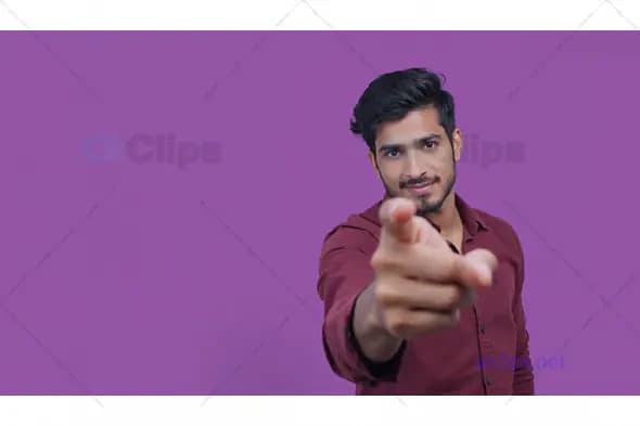 Confident Man Pointing