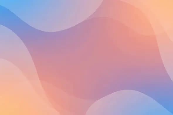 Pastel gradient waves with smooth curved transitions