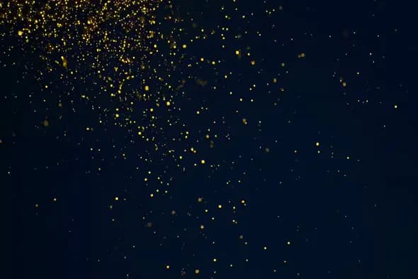 Celestial Gold Dust Swirl