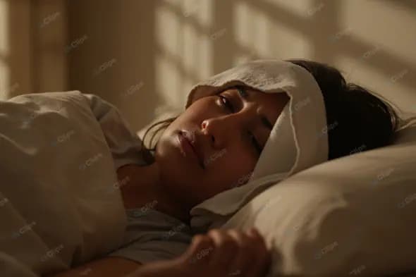Peaceful Slumber in Golden Light
