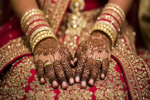 Bridal Mehndi Closeup