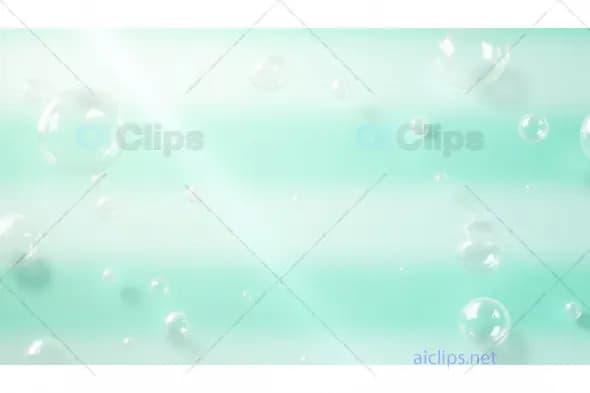 Soft Aqua Bubbles on Pastel Background – Minimalist Design