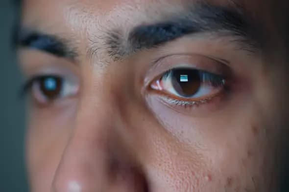 Macro Reflection in Human Eye