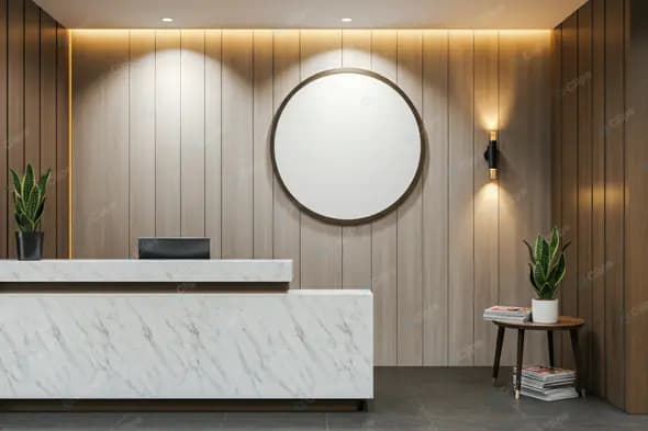 Luxurious Hotel Reception Area