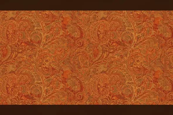 Rustic Paisley Heritage Fabric Texture | Seamless Traditional Indian Textile Design
