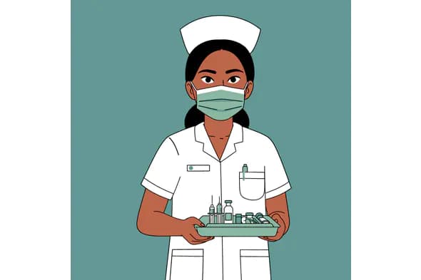 Healthcare Professional Vector Illustration