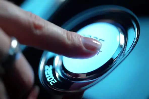 Finger Activating Illuminated Start Button