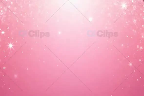 Pink Glittering Sparkles and Stars Background