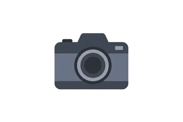 Sleek Grey Camera Icon