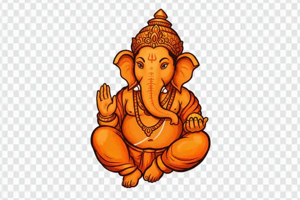 Auspicious Lord Ganesha Spiritual Icon PNG Clipart