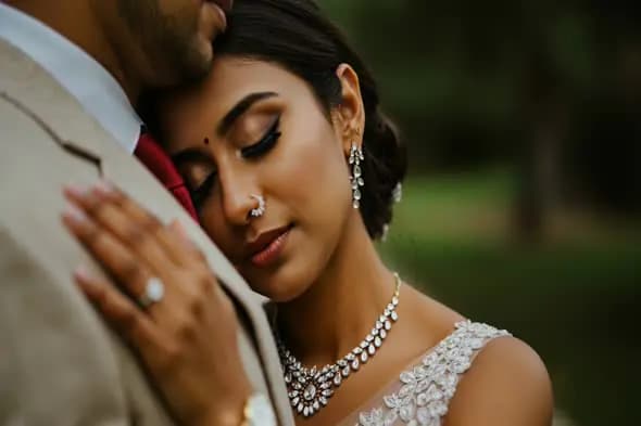 Emotional Wedding Close-Up