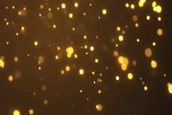 Luminous Golden Particles